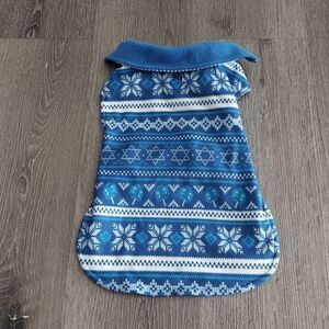 Pet Dog Holiday Snowflake Sweater Small/Medium